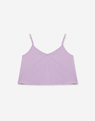 天絲牛仔涼爽細肩傘擺背心