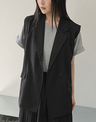 都會時尚西裝背心