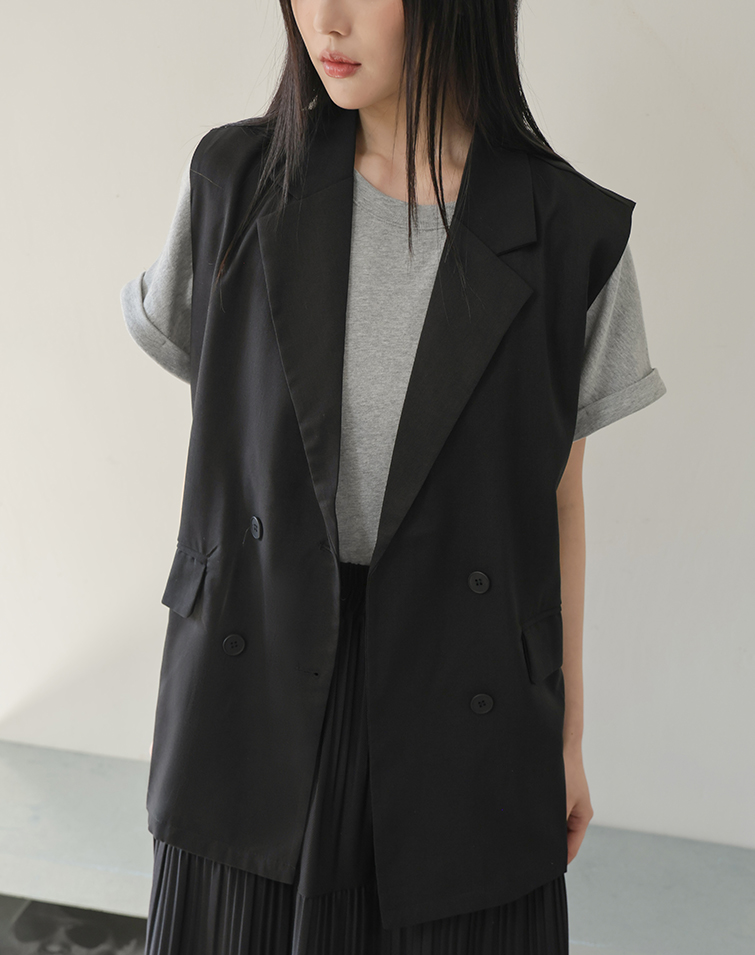 都會時尚西裝背心