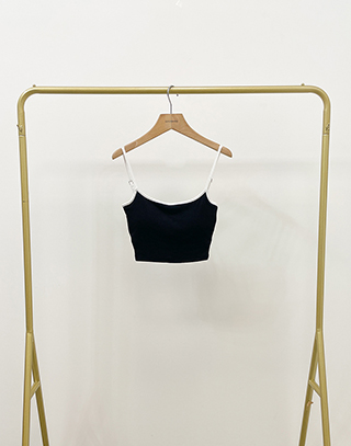 極簡素色細肩BRA TOP