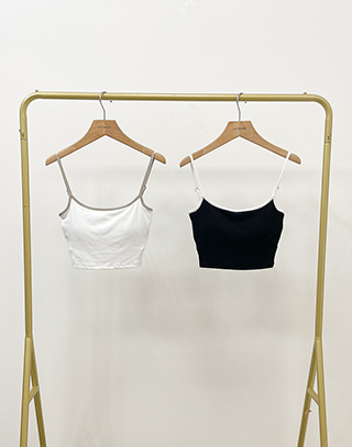 極簡素色細肩BRA TOP