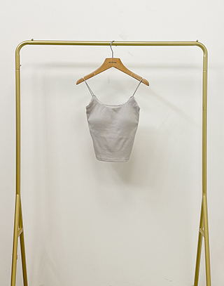 優雅花邊羅紋BRA TOP