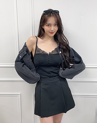 包覆感美胸蕾絲BRA TOP