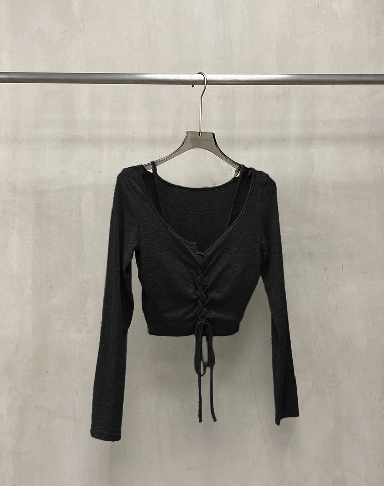 簡約層次綁帶BRA TOP