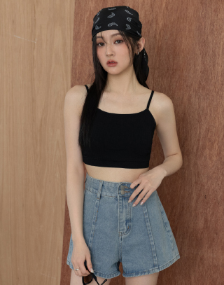 彈力坑紋後交叉BRA TOP