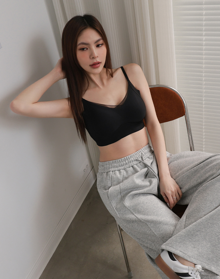 冰絲裸膚感包覆BRA TOP