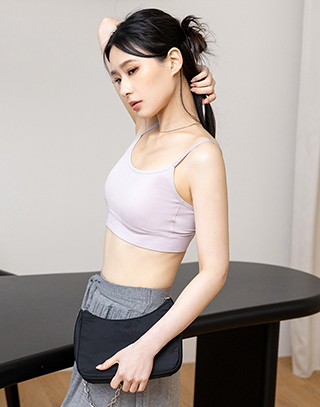 奶霜柔彈交叉美背BRA TOP