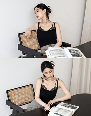 牛奶肌高彈蕾絲抓皺BRA TOP