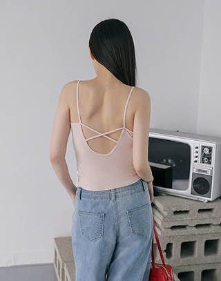Q彈冰觸感後交叉BRA TOP
