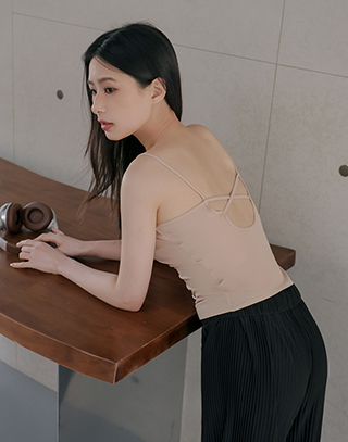 Q彈冰觸感後交叉BRA TOP