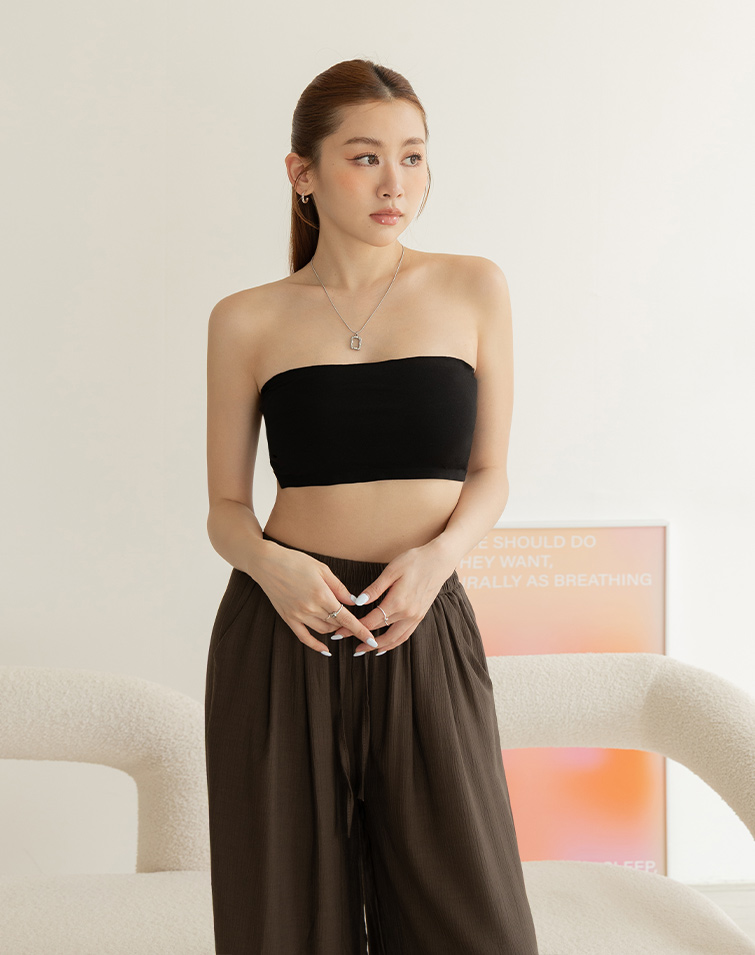 牛奶肌高彈平口BRA TOP