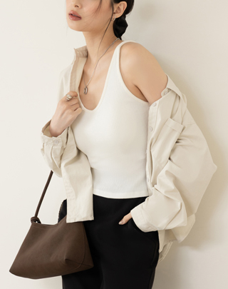 完美骨感磨毛坑條BRA TOP