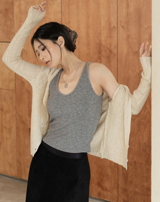 完美骨感磨毛坑條BRA TOP