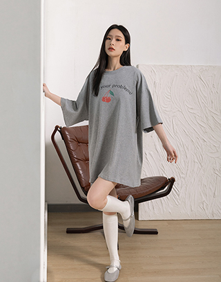 活力櫻桃印花T-shirt