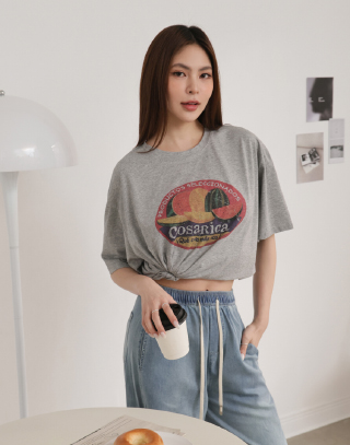 復古熱帶水果短袖T-SHIRT