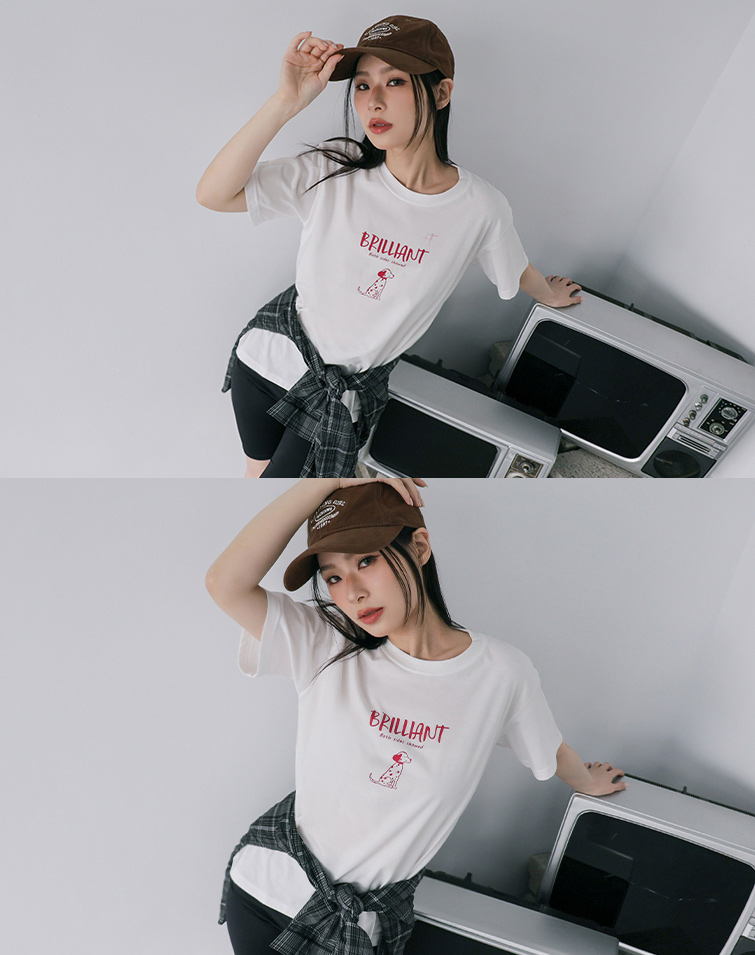 療癒抱抱小狗短袖T-SHIRT
