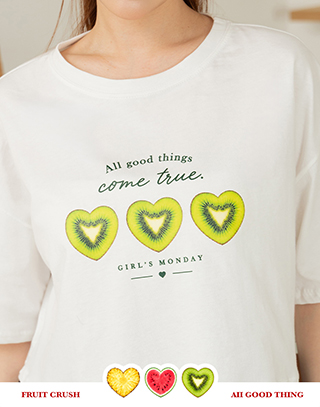 MIT夏日心動印花T-SHIRT