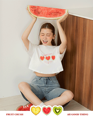 MIT夏日心動印花T-SHIRT