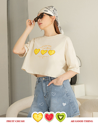 MIT夏日心動印花T-SHIRT