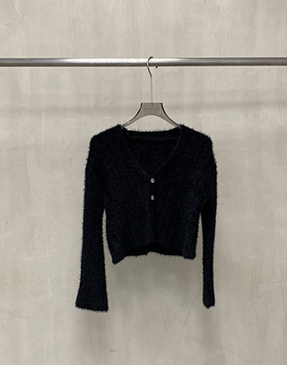 暖心織紋毛毛外套