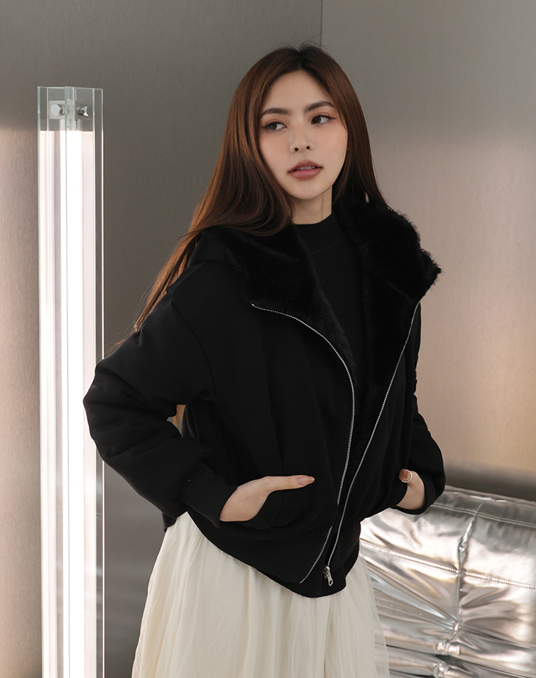 極暖冬日柔挺太空棉雙穿連帽外套