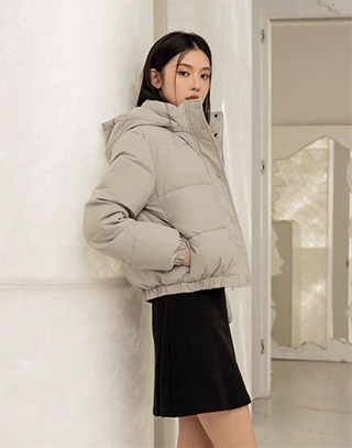 極暖冬日連帽鋪棉外套(毛可拆)