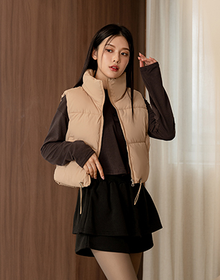 澎澎麵包鋪棉背心