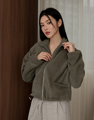 舒暖絨毛長袖外套