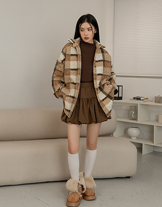 熊寶寶捲Q毛絨襯衫外套