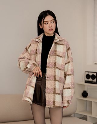 熊寶寶捲Q毛絨襯衫外套