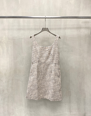 質感花呢混紗織紋洋裝