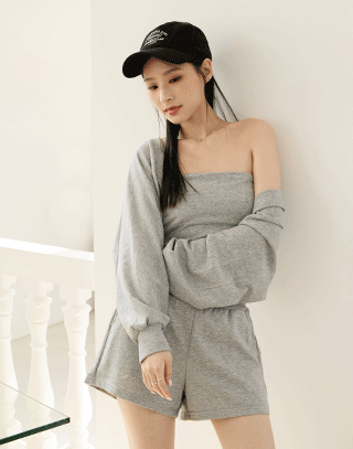 休閒簡約BRA TOP套裝