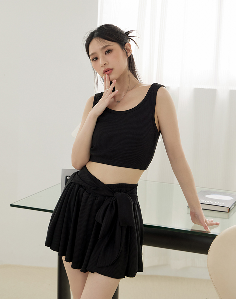 慢活風休閒背心套裝