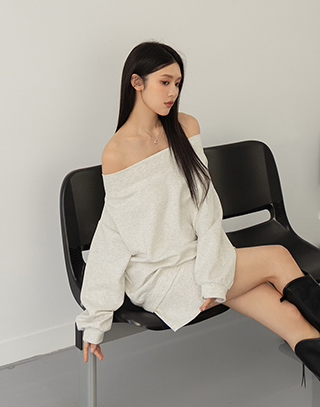 絲融慕絲棉一字領套裝