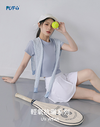MIT輕氧速乾修身短袖上衣
