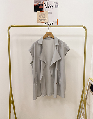 質感西服翻領背心外套