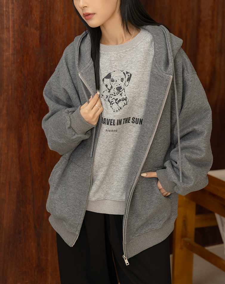 舒適親膚感連帽外套