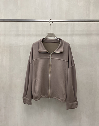 壓摺設計太空棉長袖外套