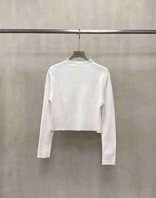 彈力修身立領上衣