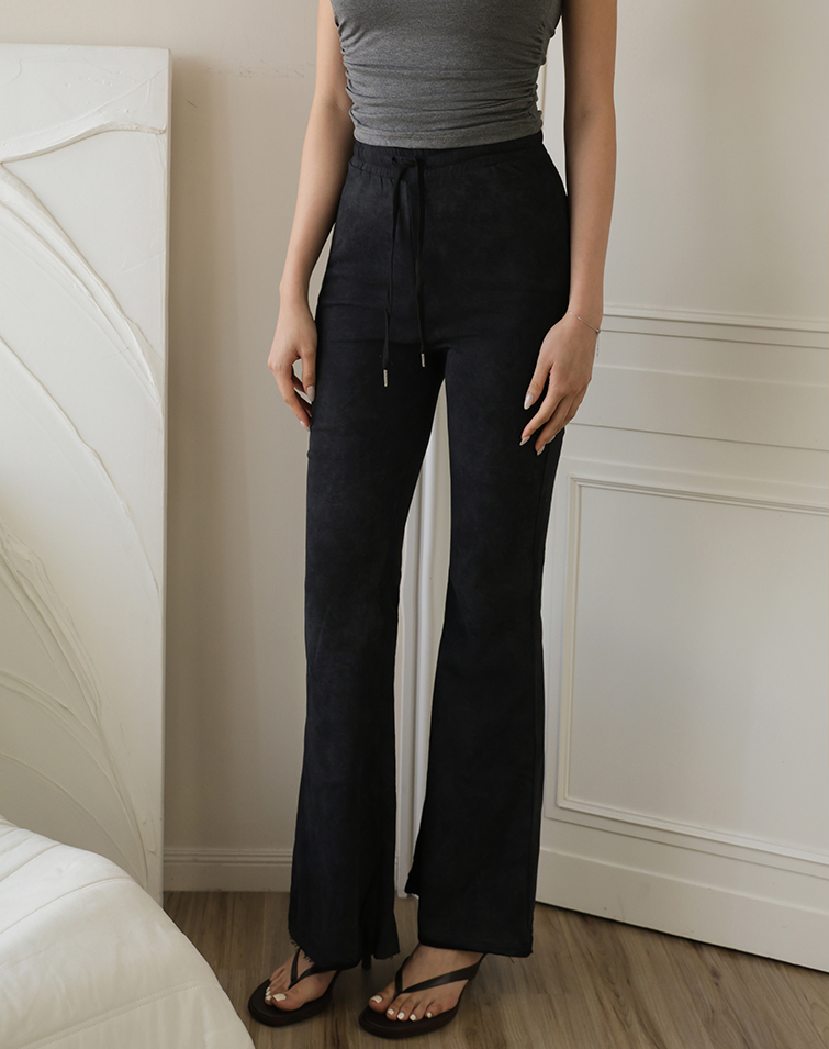 復古水洗單寧喇叭褲