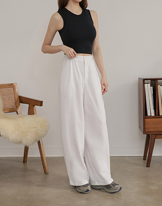 MIT柔感親膚兩穿氣球寬褲
