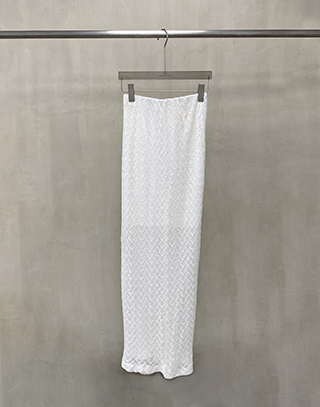 溫柔質感蕾絲長裙