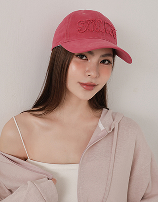 水洗感抽鬚字母棒球帽